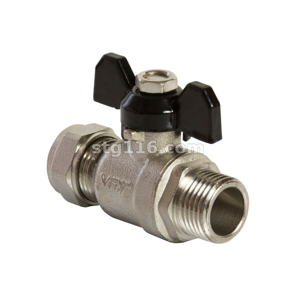 КРАН шар. для МП труб 16ц х 1/2" НАР.р