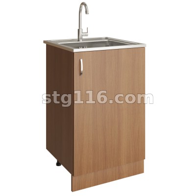 Тумба под мойку 50 (дуб) с фурнитурой