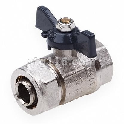 КРАН шар. для МП труб 16ц х 1/2" Вн.р