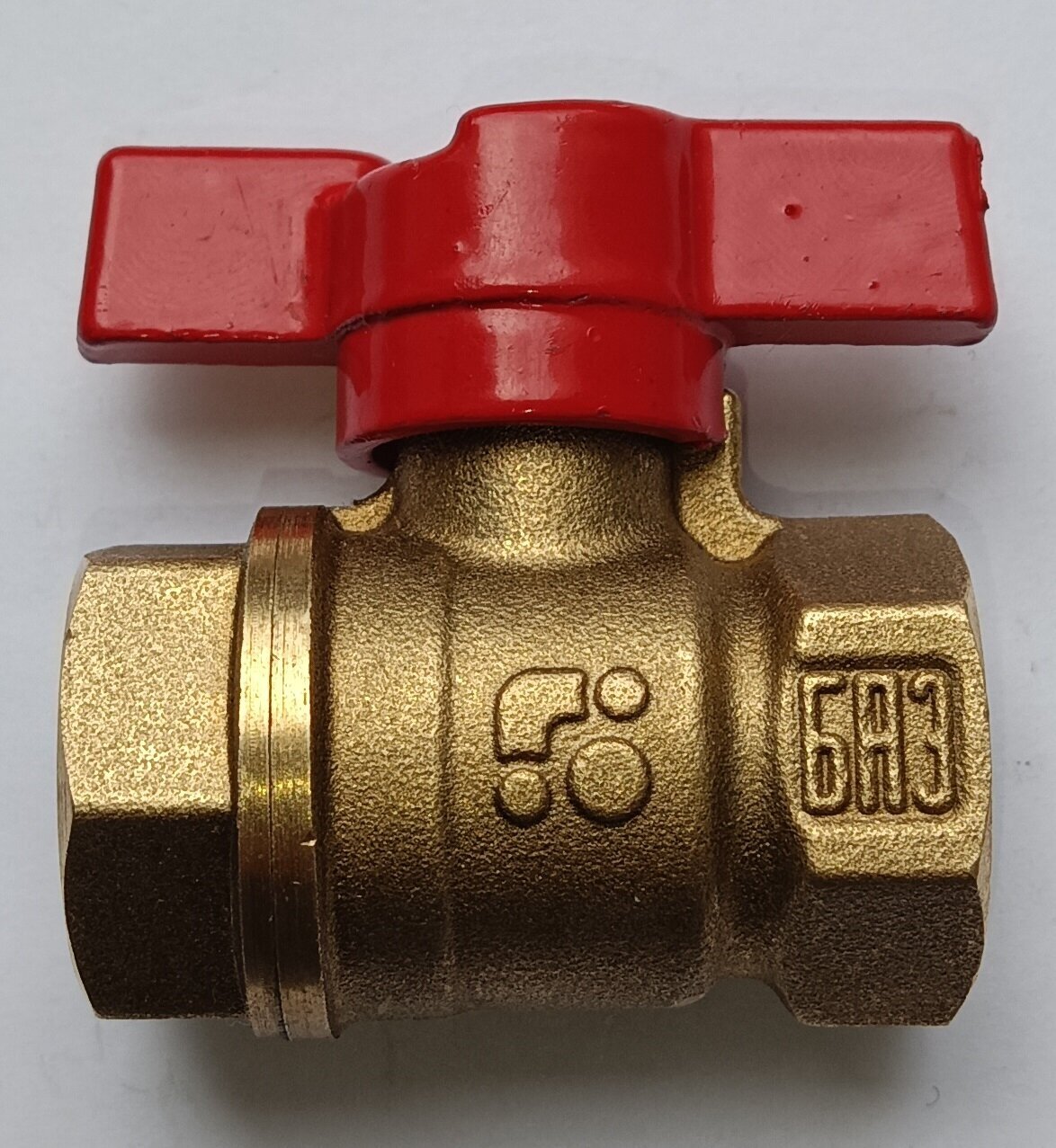 КРАН лат.шар 3/4"(20) В/В (бабочка) 11б27п1