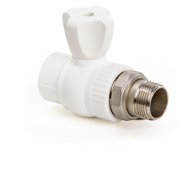 Кран пп шаровый рад. (н.р.) 25 х 3/4" прямой Ламмин (40\10)