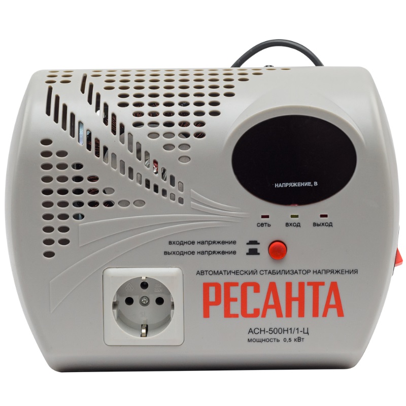 Стабилизатор напряж.ACH-500Н1/1-Ц Ресанта 63/6/9