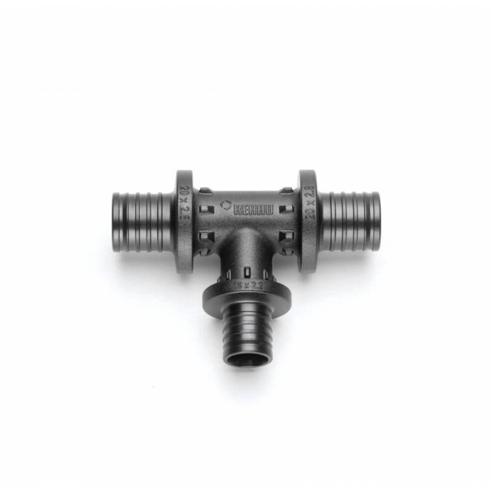 Тройник PE-X PPSU аксиал Дн25х16х25 перех РОС